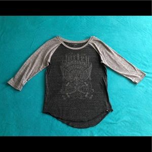 Hurley 3/4 sleeve t shirt